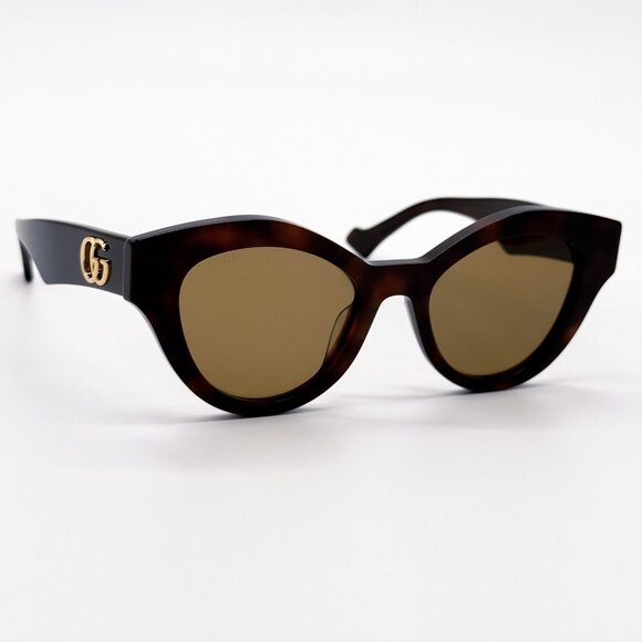 NEW GUCCI GG0957S 006 SUNGLASSES WOMEN HAVANA BROWN EYEWEAR - Picture 7 of 10